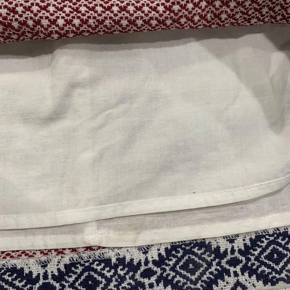 Madewell Size 10 Mini Skirt Jacquard Gamine Embroidered Striped Detail Lined‎
